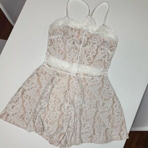 banjul lace romper